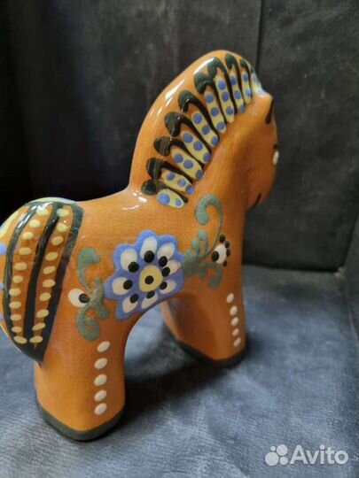 Статуэтка, Лошадка. Роспись, керамика