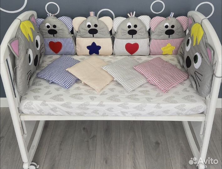 Бортики в кроватку