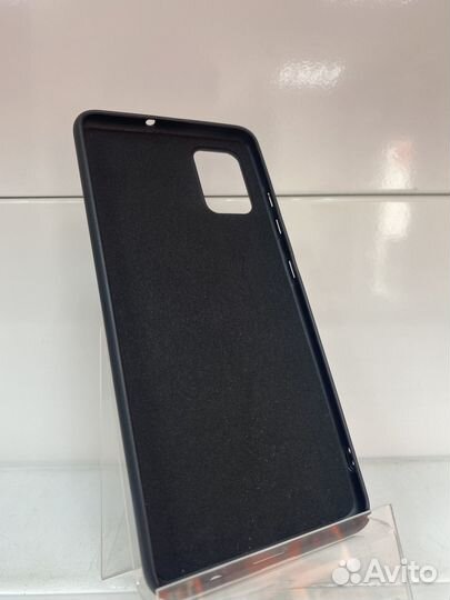 Чехол силиконовый samsung Galaxy A51 черный