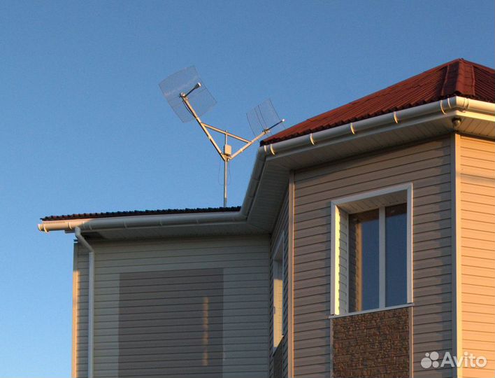 Комплект интернет антенна 3G 4G Wi-Fi 27дБ mimo