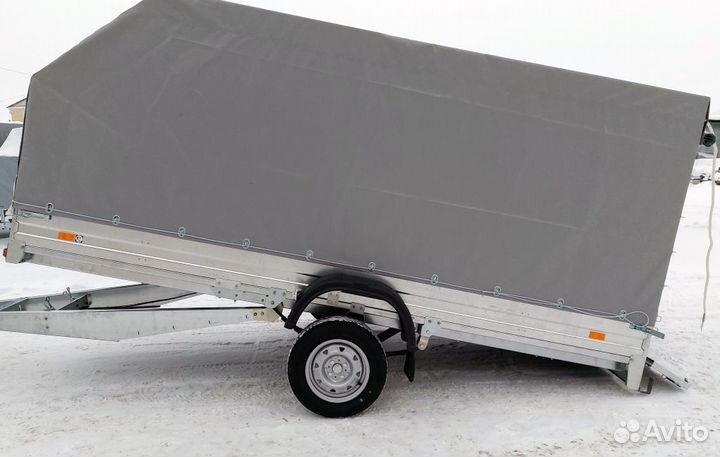 Прицеп 3.7х1.5х1.5 R13 с тентом 