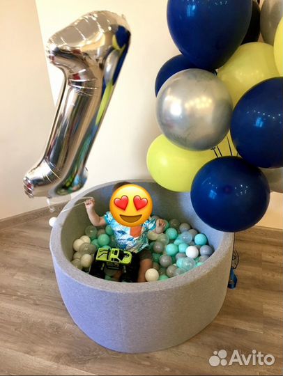Детский сухой бассейн с шариками