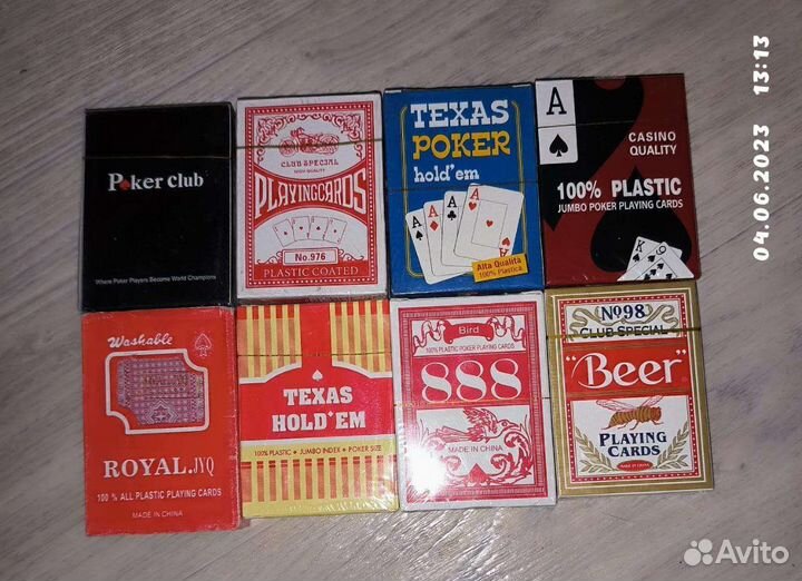 Игральные карты Bird и Beer