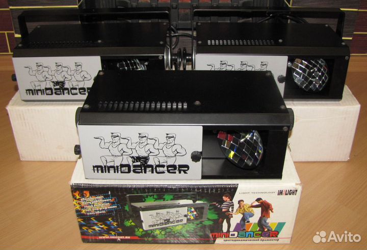 Светомузыка IML Minidancer 3шт Полицвет Gobo Miс