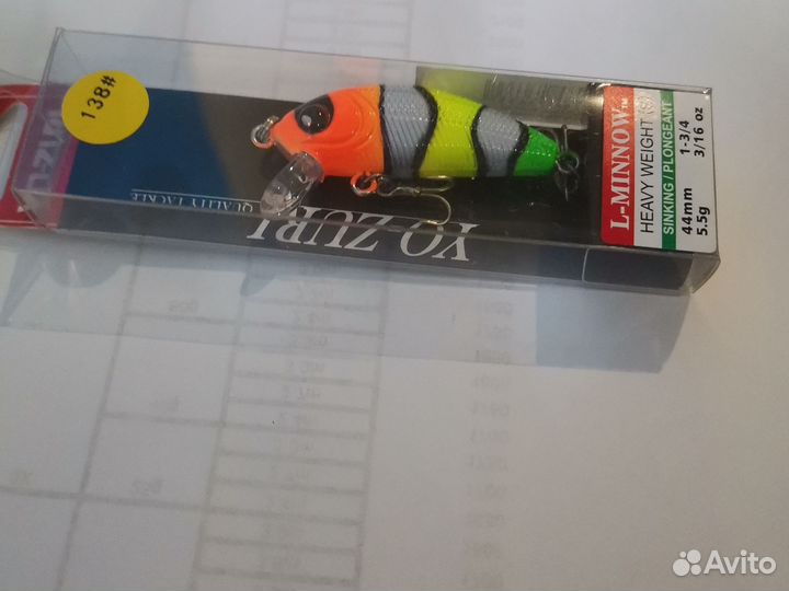 Воблеры юзури для ултра лайта