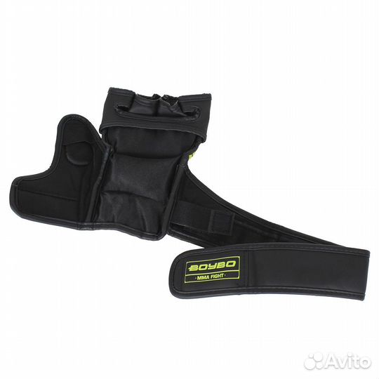 Перчатки мма BoyBo Stain, Флекс, зеленый (р. XS)