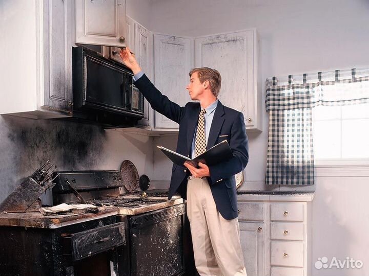 Независимая экспертиза-Оценка при затоплении,пожар