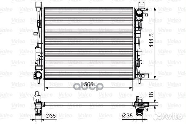 Радиатор охлаждения LADA Vesta/lada X-RAY (15)