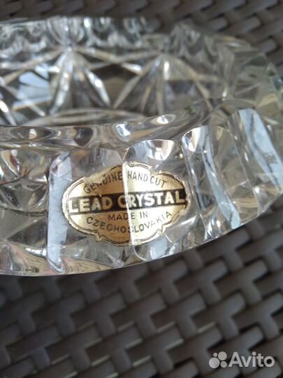 Пепельницы хрустальные чсср