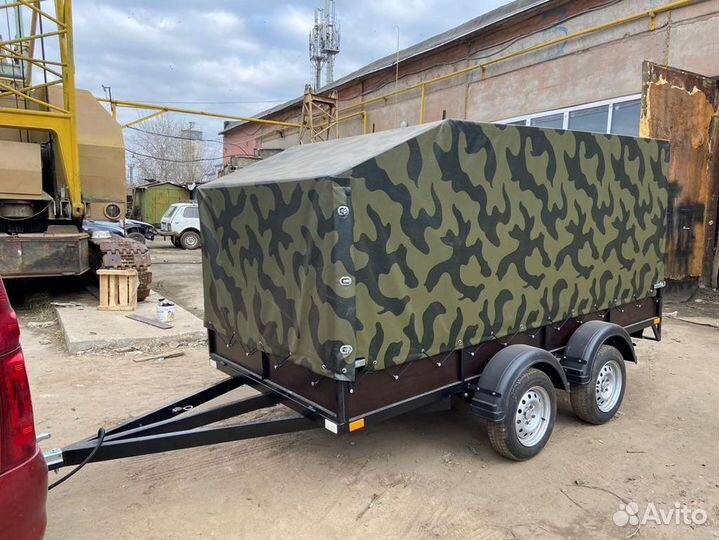 Прицеп легковой двухосный 2.5х1.5 усиленный