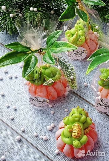 Мыло ручной работы.Драконы к Новому году