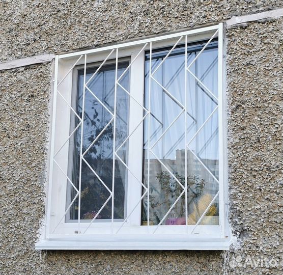 Решетки на окна N 816 прямые