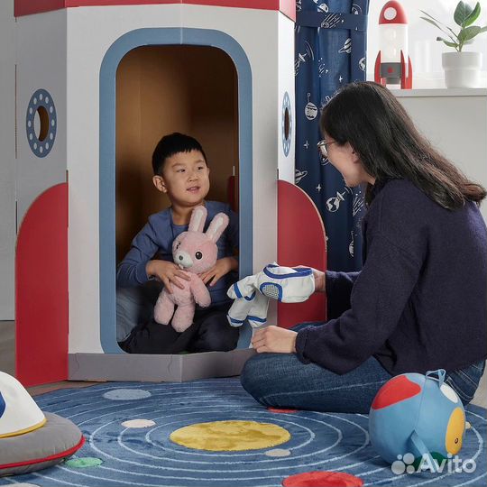 Икеа Aftonsparv игрушка космонавт 28 см кролик