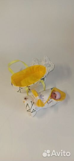 Переноска, конверт, одеяло для маленькой куклы