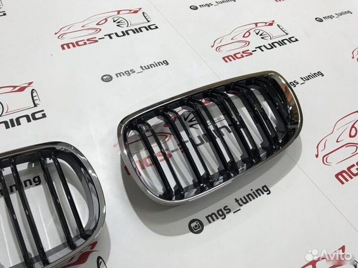 Ноздри BMW 3 E92 05-10г Хром обод