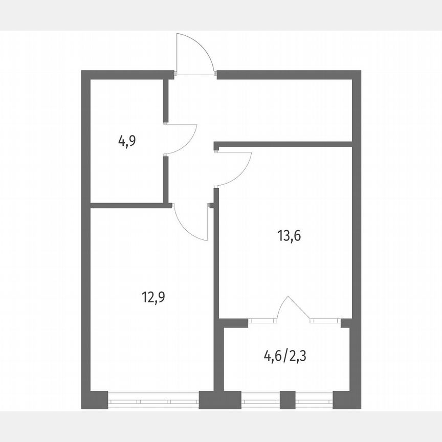 1-к. квартира, 42,2 м², 6/7 эт.