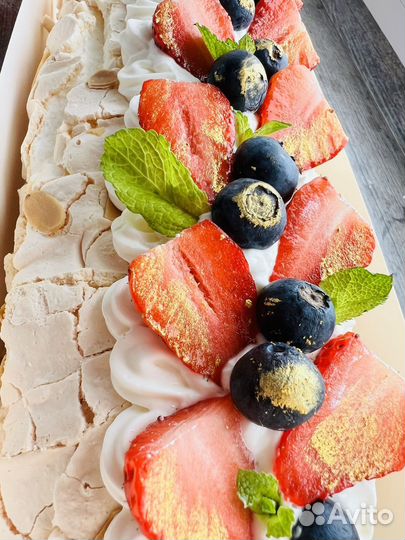 Меренговый рулет