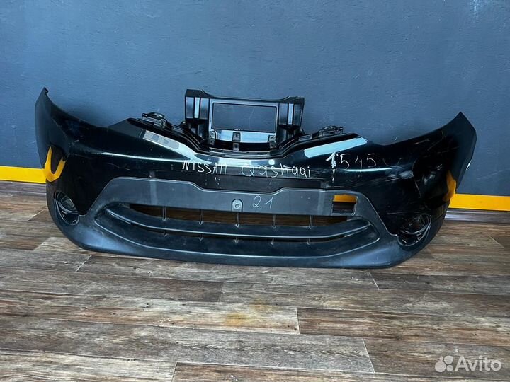 Передний бампер Nissan Qashqai 2
