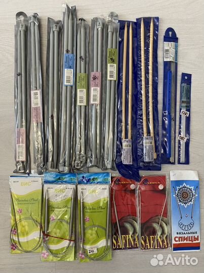 Крючок для вязания, спицы, швейная фурнитура