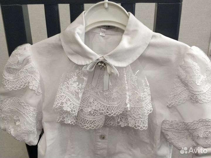 Школьная сорочка на девочку 128 р