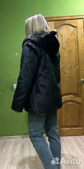 Шуба женская искуственная под норку