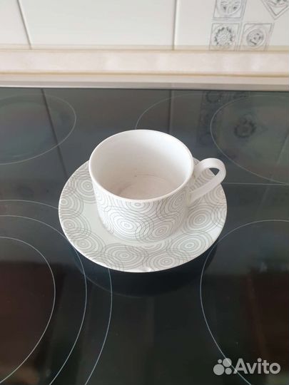 Чайные пары чашки тарелка тарелки блюдца посуда