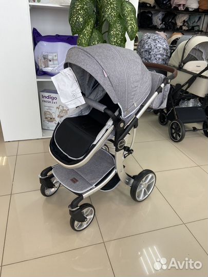 Коляска трансформер 2 в 1 Dalux