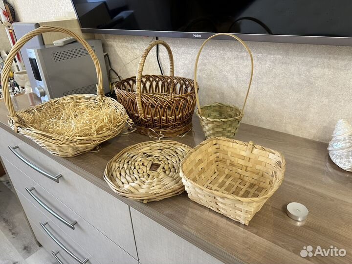 Плетеные корзинки