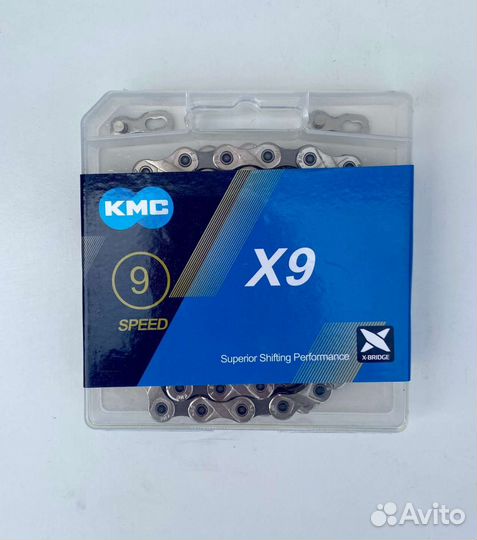 Велосипедная цепь KMS 9 speed