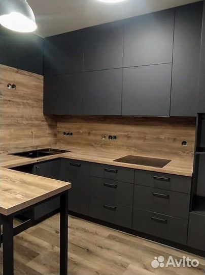 Кухня на заказ с фасадами мдф