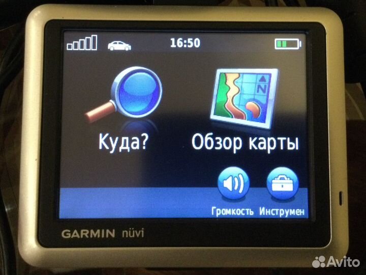 Навигатор Garmin Nuvi 1200 В идеале Рабочий