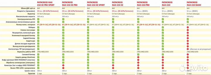 Квадроцикл Aodes(BRP) pathcross MAX 650 PRO