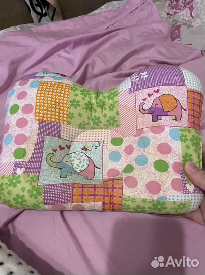 Подушка и плед детский