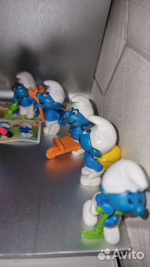 Киндер Смурфы старая сборка