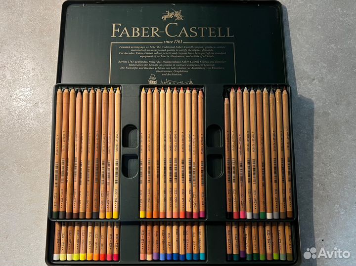 Faber Castell Pitt карандаши 60 шт пастельные