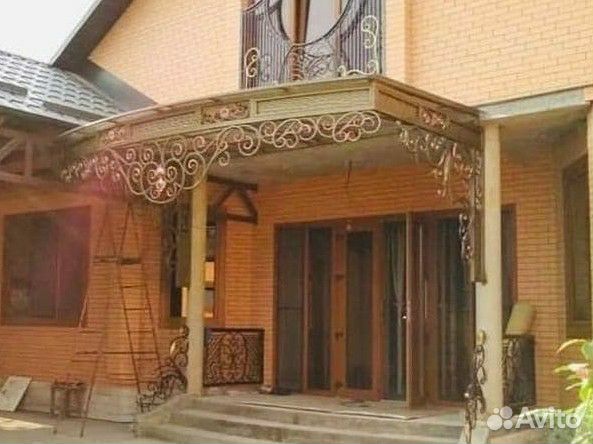 Кованые козырьки