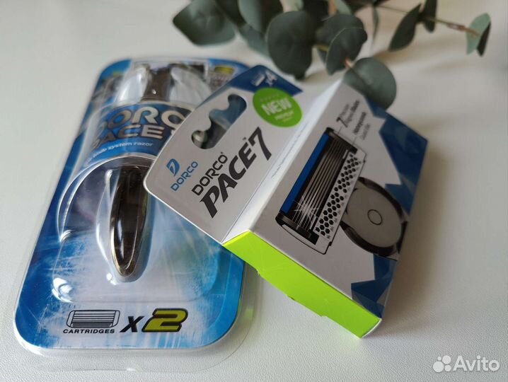 Станок +6 сменных кассет Dorco Pace