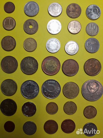 Монеты СССР и зарубежных стран разного времени