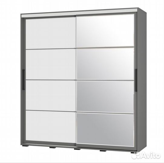 Шкаф-купе Крафт 6 графит 196х217х59