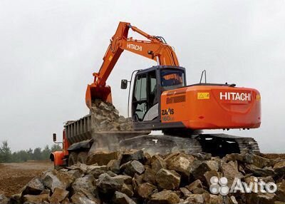 Услуги гусеничного экскаватора Hitachi