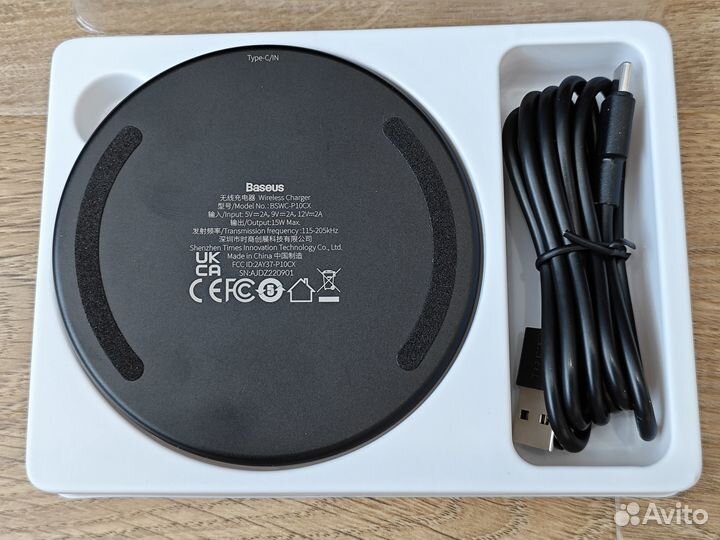 Беспроводная зарядка Baseus 15W bswc-P10CX (новая)