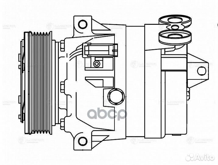 Компрессор кондиц. для а/м Лада 2123 Chevrole L