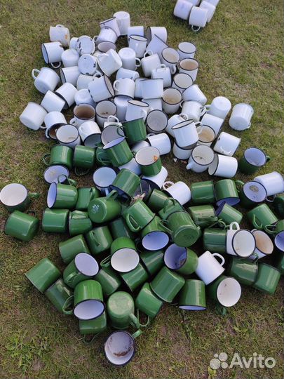 Кружки эмалированные СССР