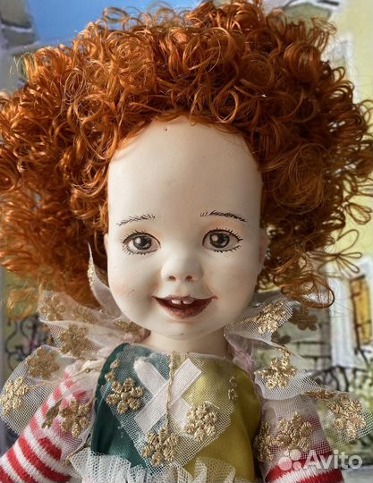 Интерьерная кукла ручной работы 35 см