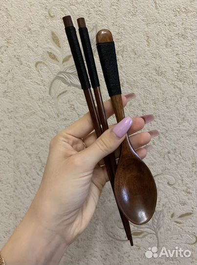 Палочки для суши + ложка