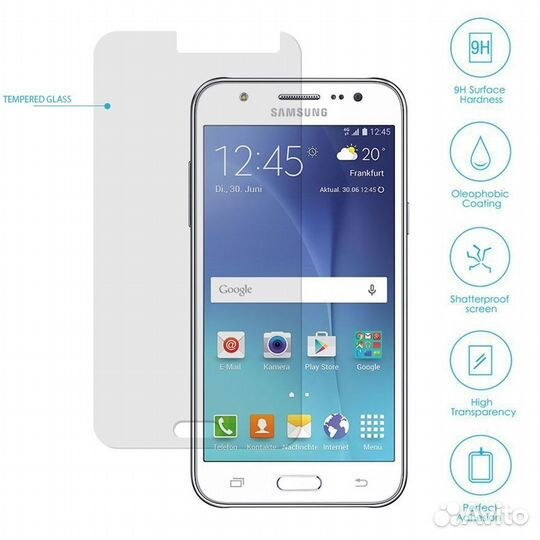 Защитное стекло на samsung Galaxy J2 (SM-J200)