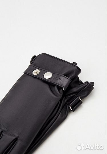 Ecco кожаные мужские перчатки новые размер L