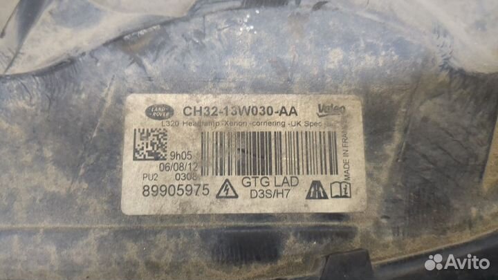 Фара (передняя) Land Rover Range Rover Sport, 2012