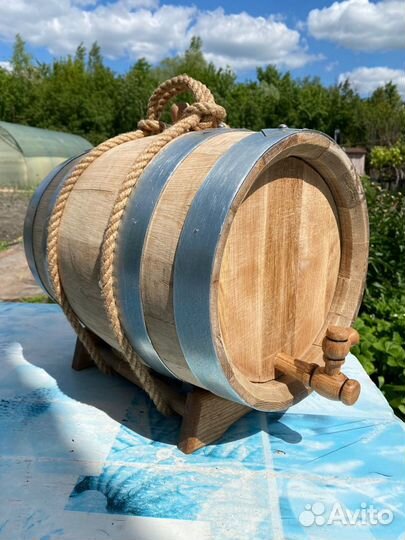 Дубовые бочки от 1 до 225 литров (клёпка колотая)