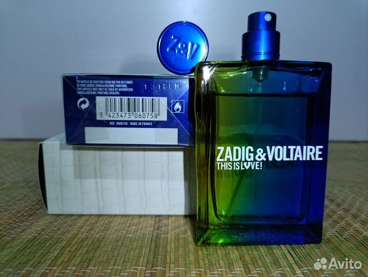 Zadig & Voltaire. This is Love туалетная вода муж